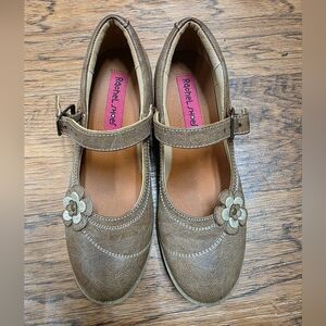 Rachel Shoes Brown Kids Mary Jane Shoes